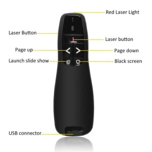Presentation 2.4 Ghz Usb Wireless Presenter Remote Control