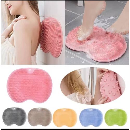 ANTI-SLIP SILICONE FOOT/ARM/BACK SCRUBBER & EXFOLIATOR