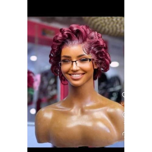 Tiwa pixie cuts wig with frontal