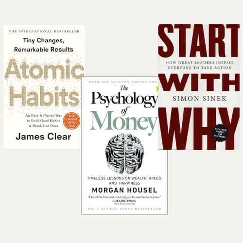 Unlock Success: The Ultimate Combo Of Psychology Of Money, Start With Why, And Atomic Habits