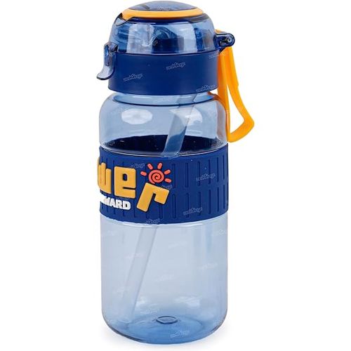 800ml Size Transparent Power Quality Big Straw Water Bottle