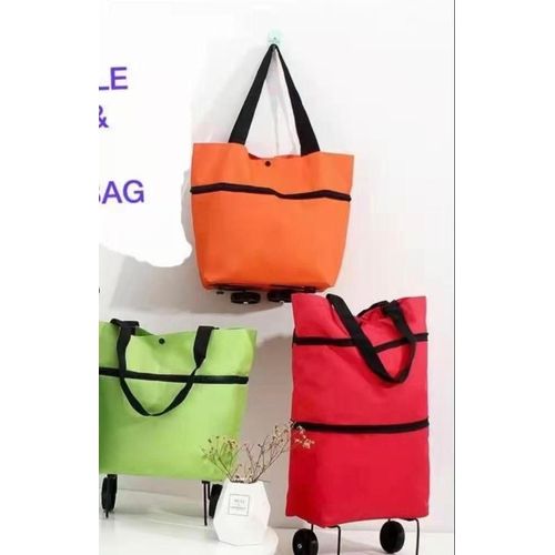 Foldable Shopping Bag With Wheels