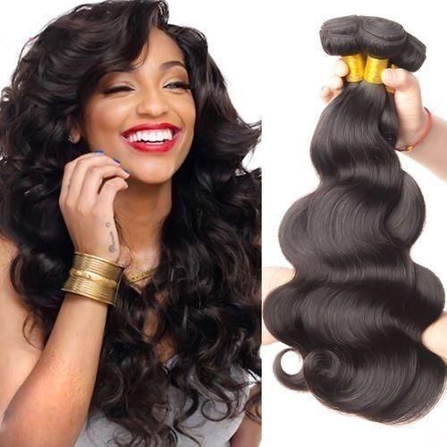 20 Brazillian Remy Bodywave Hair - Col.1b