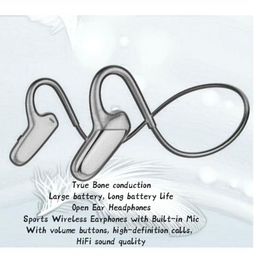 Bone Conduction Headphone Bluetooth Open-Ear Earbuds with Wireless for Workout