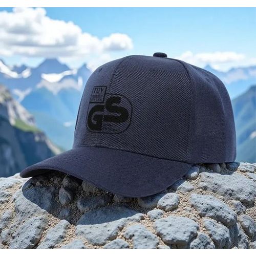 Urban Unique Printing Design Face Cap: Navy Blue