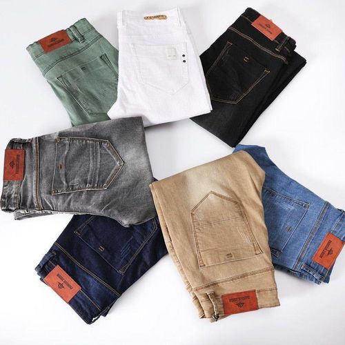 7in1 Classic Slim-Fit Denim Jeans For Men