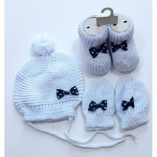 baby cap,socks,and mittens set