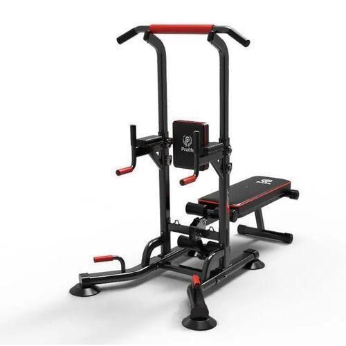 Power Tower With Bench Pouch Up