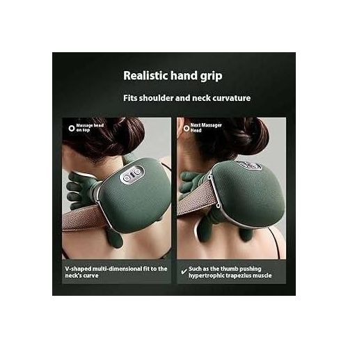 RECHARGEABLE HAND MASSAGER FOR HAND, SHOULDER, NECK AND CERVICAL MASSAGE.