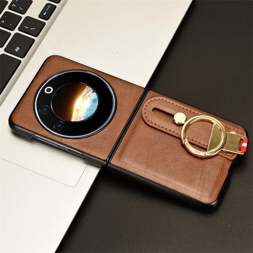 Tecno phantom v flip case with ring