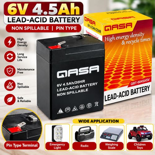 6V 4.5Ah Premium High-Performance Rechargeable Lead-Acid Battery – Advanced Long-Lasting Power Solution