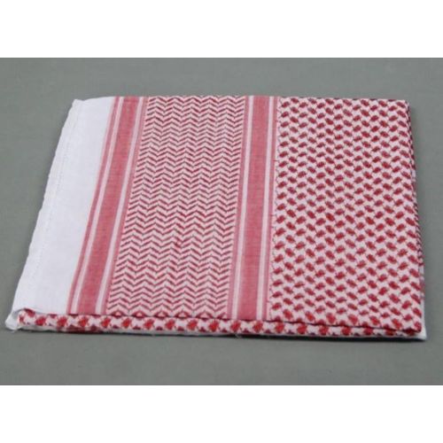 Muslim Arab Men Scarf Turban keffiyeh Shemagh for Elegant Men and women- Eid Headwear- (Scarf alone) - Red