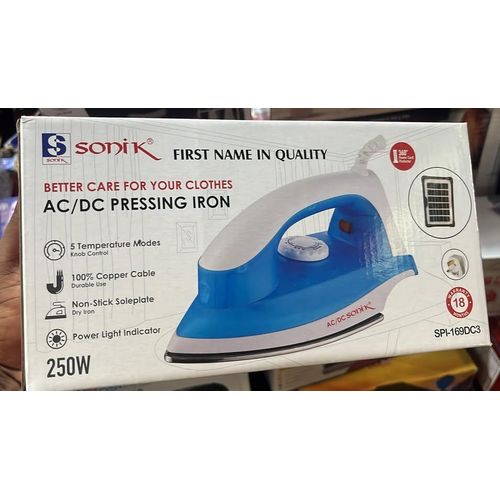 250W Inverter Energy Saving Dry Iron- AC/DC