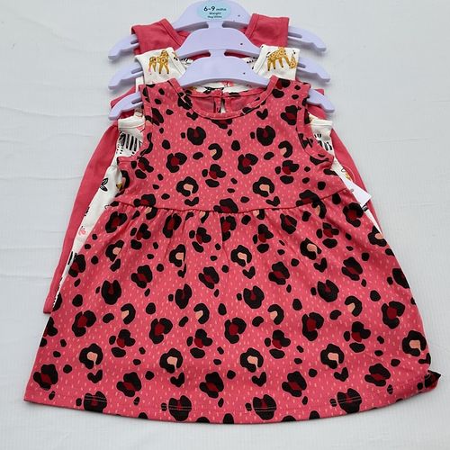 Girls Plain & Patterned 2 pcs Dress