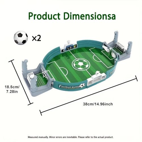Family Party Table Soccer Board Game - Dual-Player Competitive Interactive Tabletop Football Game, Portable Design & Durable Construction, Educational Sports Toy, Christmas, Thanksgiving Gifts