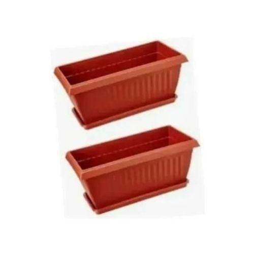Rectangular Flower Pot - 2pcs