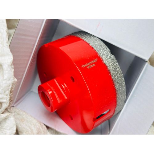 100mm Diamond Core Drill Bit for Tile, Granite, Marble & Glass - M14 Thread