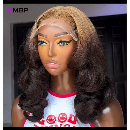 2 Tone tiara bounce wig with 5by 5 closure- 16