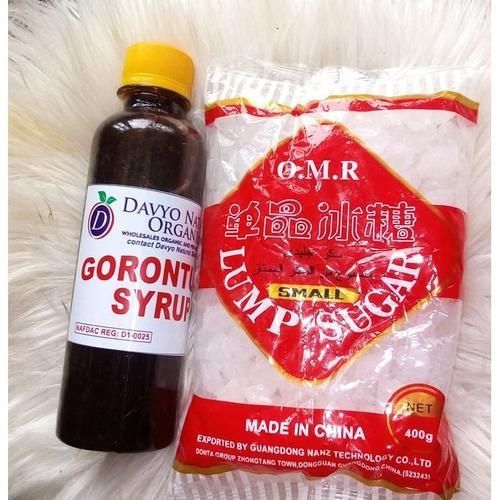 Gorontula syrup 250g with lump suga