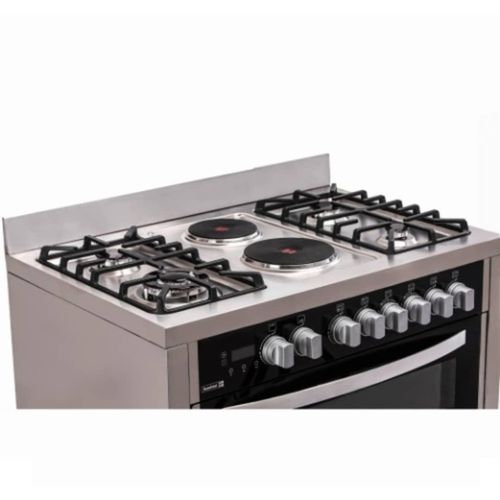 90 X 60cm 4 Gas Burner - 2 Hotplate Full Auto Ignition Gas Cooker