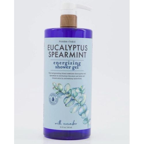 Energizing Eucalyptus Spearmint Shower Gel – 32 fl oz