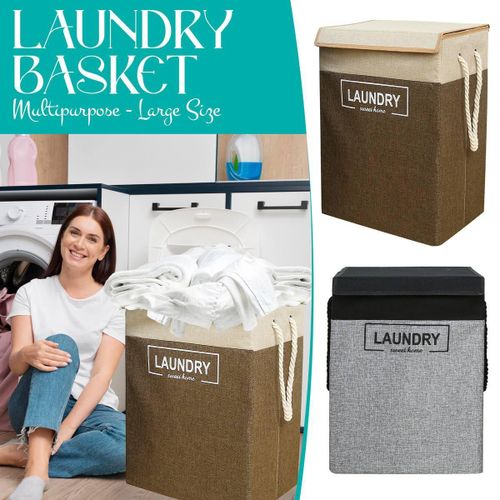 Laundry Hamper Foldable Basket -1pc