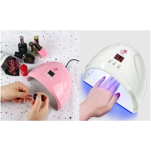 UV LED Nail Lamp Dryer 36W - Semier Professional Smart Sensor Gel Polish Curing Machine with LCD Timer Display (30s/60s/90s)