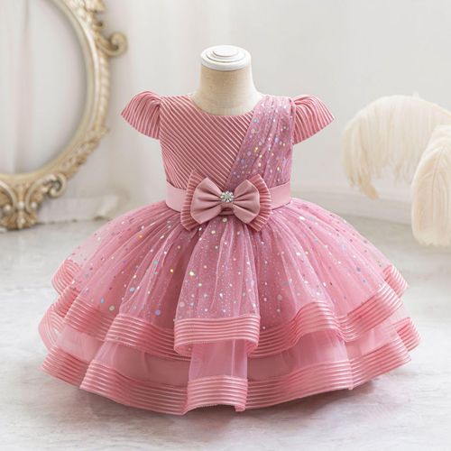 Baby Girl Princess Ball Gown- pink