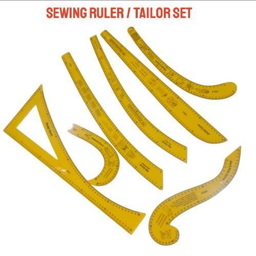 Sewing Ruler Tailor Set 7 pieces