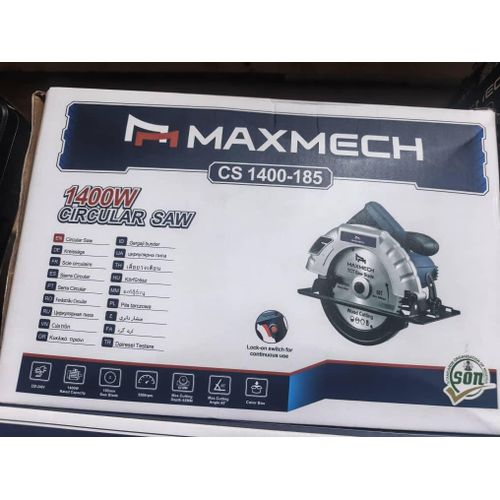 MAXMECH 1400W Circular Saw 185mm – 5500RPM, 62mm Cutting Depth