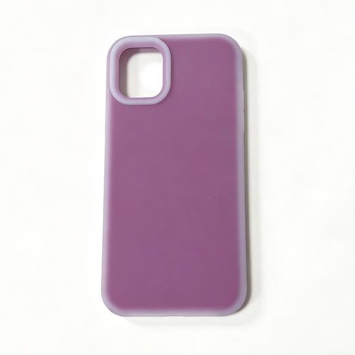 Slim Soft Anti Fingerprint Silicone Back Cover For Apple iPhone 12