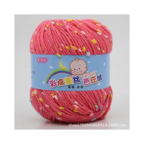 2 Pieces 50g Worsted Cotton Cashmere Yarn For Hand Knitting Crochet-