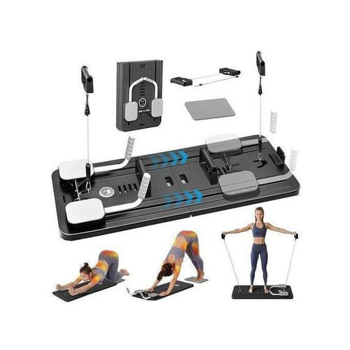 Multifunctional Pilates Fitness Board & Resistance Bands