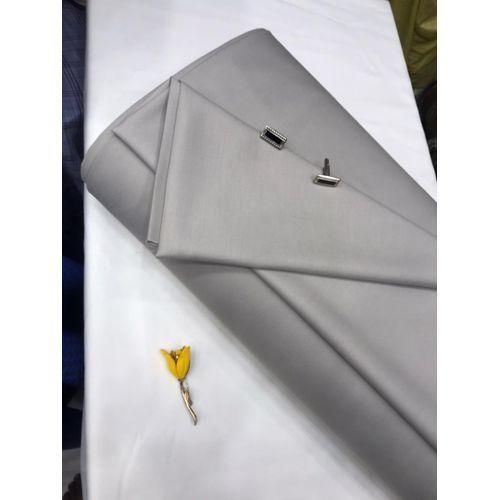 Cashmere Senator Suit/Trousers Fabric Material- Light Ash Grey (No Accessories)
