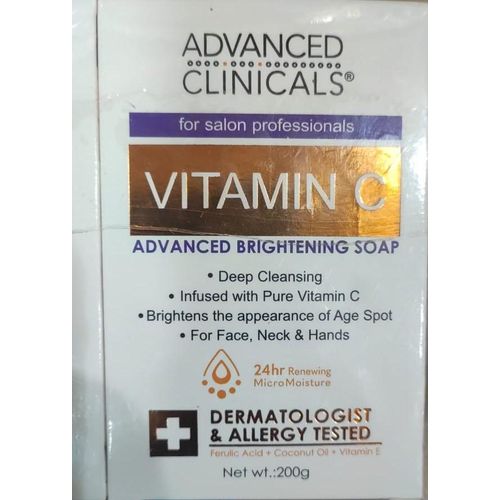 Advanced Clinicals Vitamin C Advanced Brightening Soap