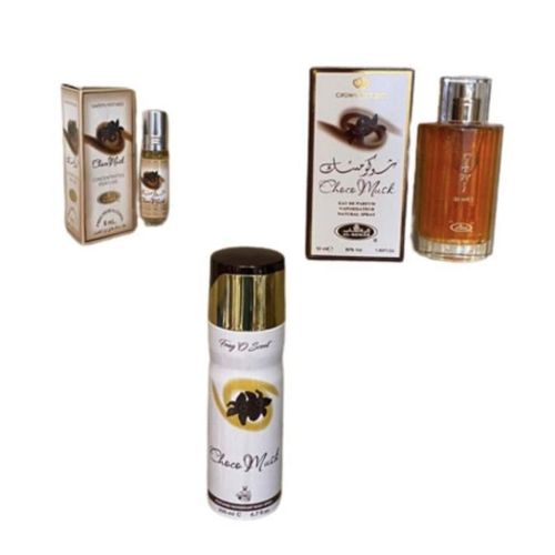 Choco Musk EDP 50ml perfume , 6ml oil perfume and 200ml body spray 3 in 1