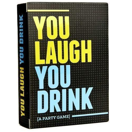 You Laugh You Drink Party Card Game – Hilarious Adult Drinking & Challenge Game for Friends