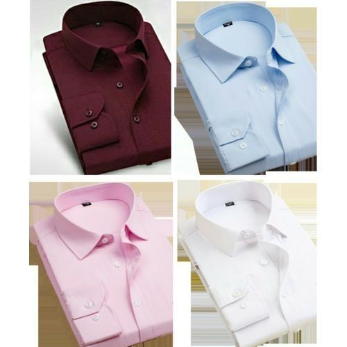 Office Corporate Outfit For Men-BlackSkyblue WineWhite