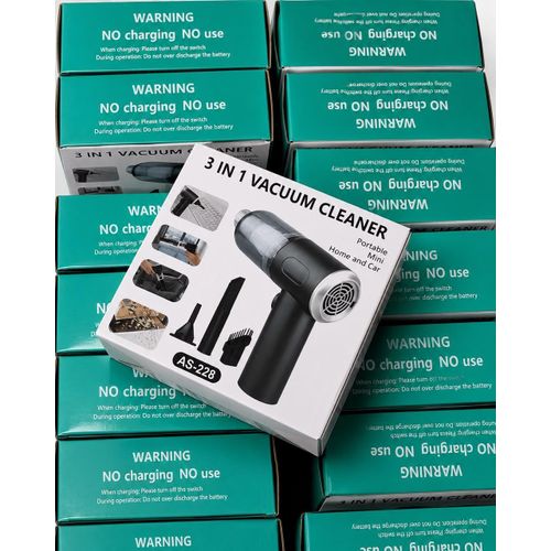 Portable Cordless Mini Vacuum Cleaner with Multi-Nozzle Attachments – Rechargeable Dust Cleaner