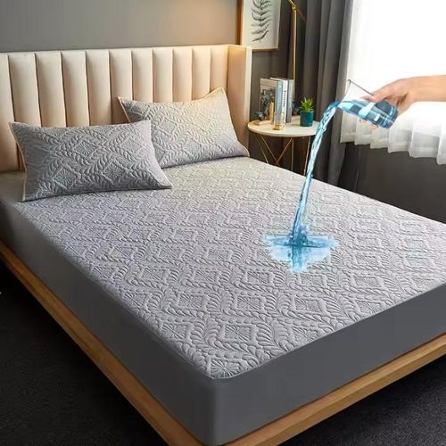 Waterproof Mattress Cover Quilted Fitted Sheet 150*200 180*200 Mattress Protector r Bed Cover +2 Pillowcase Three-piece set