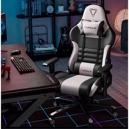 FURGLE Custom Home & Studio Ergonomic Gaming Chair - BLACK/WHITE