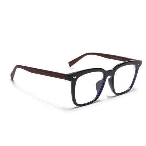 Voyage Black Square Blue Light Protection Eyeglasses for Men & Women
