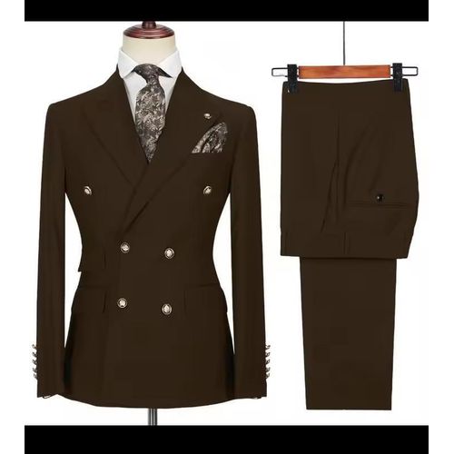 Men's Fitted Smart Suit - double breasted