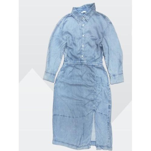 Super quality luxury lightweight jeans long length patterned gown