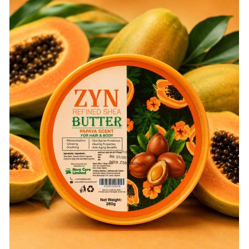 ZYN Refined Shea Butter Papaya Scent – 280g