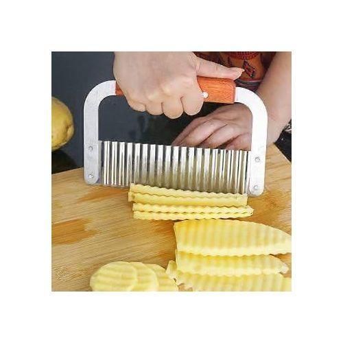 Stainless Wavy Crinkle Chips And Vegetable Cutter Slicers