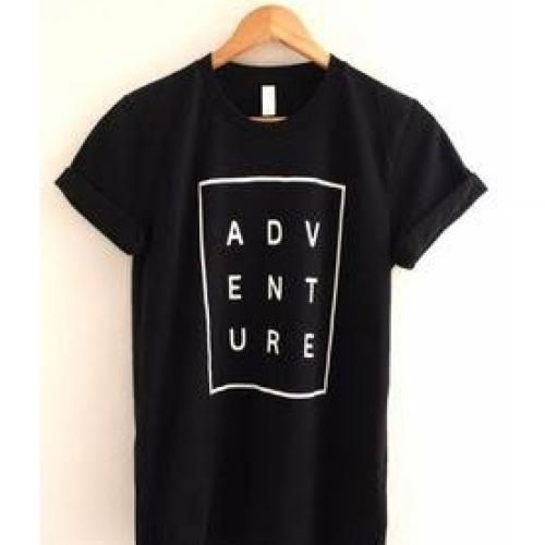 Adventure Fashion Unisex T-shirt- Black