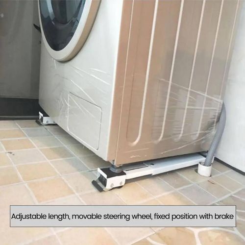 Washing Machine/Base Stand Trolley Feet Movable Adjustable