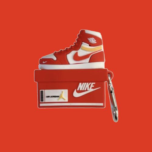 For Apple pod 3 Case Cover Cartoon Red sneakers Soft Silicone Earphone Case Casing