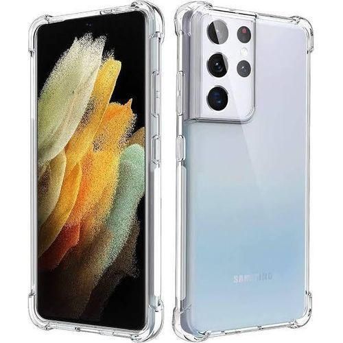 Galaxy S21 Ultra Case Transparent Back Shockproof Protective Case Cover